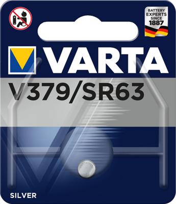 Varta 379 SR66 per stuk op blister 2913540 Varta 379 SR66 per stuk op blister 2913540