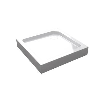 Best Design Best-Design "Project" Opbouwdouchebak Vierkant 80x80x14 cm Glans Wit