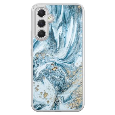 Samsung Galaxy A34 hybride hoesje - Marble sea