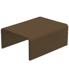 Canalit CS25 E B eindstuk 25X13 Systeem 25 bruin 933041