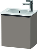 Fonteinkast Duravit D-Neo Wand 410x274x440 mm Rechts Mat Basalt - thumbnail