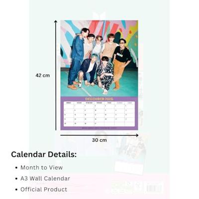 BTS Kalender 2026 A3 BTS Kalender 2026 A3