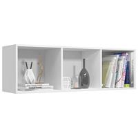 VidaXL Boekenkast/tv-meubel 36x30x114 cm bewerkt hout wit - thumbnail