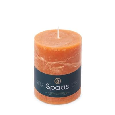 Kaars rustiek 80/110 mm oranje Spaas - Spaas Kaars rustiek 80/110 mm oranje Spaas - Spaas