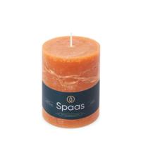Kaars rustiek 80/110 mm oranje Spaas - Spaas - thumbnail