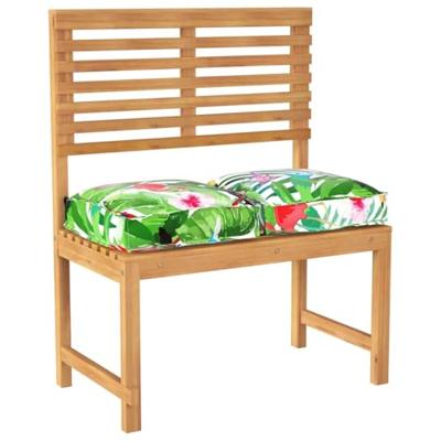 VidaXL Kussen bloemen 2 pcs multikleur 40 x 40 x 8 cm oxford stof VidaXL Kussen bloemen 2 pcs multikleur 40 x 40 x 8 cm oxford stof