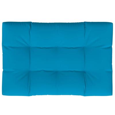 VidaXL Palletkussen 120x80x12 cm stof blauw