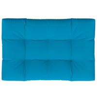 VidaXL Palletkussen 120x80x12 cm stof blauw - thumbnail
