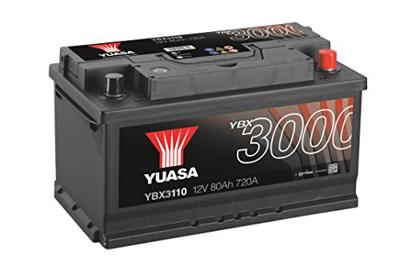 Yuasa SMF YBX3110 Autoaccu 12 V 80 Ah Pooltype: T1