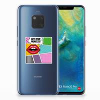 Huawei Mate 20 Pro | Sillicone Back Cover | Popart Princess - thumbnail