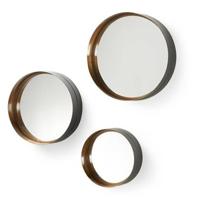 Kave Home Ronde Spiegel 'Wilton' set van 3 stuks - thumbnail