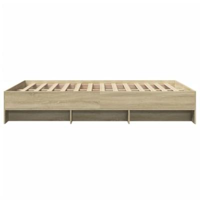 Bedframe zonder matras hout sonoma eikenkleurig 120x200 cm Bedframe zonder matras hout sonoma eikenkleurig 120x200 cm