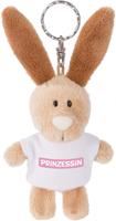 Nici sleutelhanger prinzessin 10 cm polyester bruin - thumbnail