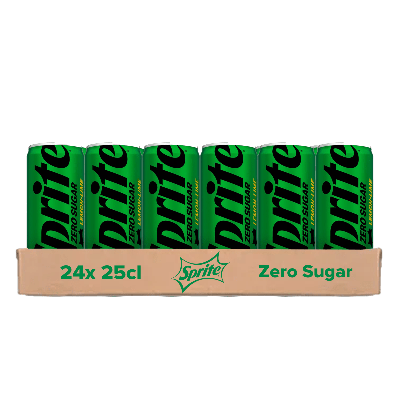 Sprite zero sugar blik (24x25cl)
