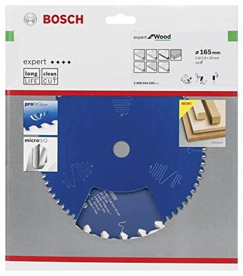 Bosch Accessoires Cirkelzaagblad expert for Wood 165x30x2.6/1.6x24T - 2608644025 Bosch Accessoires Cirkelzaagblad expert for Wood 165x30x2.6/1.6x24T - 2608644025