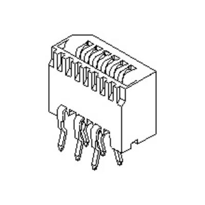 Molex 52045-1745 FFC/FPC-aansluiting Inhoud: 1 stuk(s) Tray