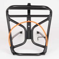 Atranvelo transport bagagedrager, voorop "cargo city" fr.transp.carrier at.velo cargo city alu tube black - thumbnail