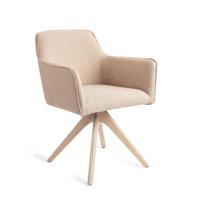 Jesper Home Hofu eetkamerstoel Wild Walnut revolve oak bleach - thumbnail