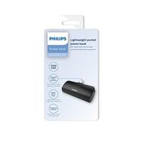 Philips DLP2510C/03 powerbank Lithium-Ion (Li-Ion) 2500 mAh Draadloos opladen Zwart - thumbnail