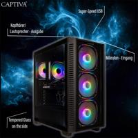 Captiva Game-PC Highend Gaming 7800X3D 5 GHz 16 GB RAM AMD AMD Radeon Graphics AMD Radeon RX 9070 XT GDDR6 88741 - thumbnail