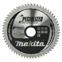 Makita Accessoires Afkort- en cirkelzaagblad Aluminium | Efficut 190x30(20)mm 60T 0g - E-16863 E-16863 - thumbnail