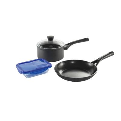 3-delige pannenset voor masterstudenten