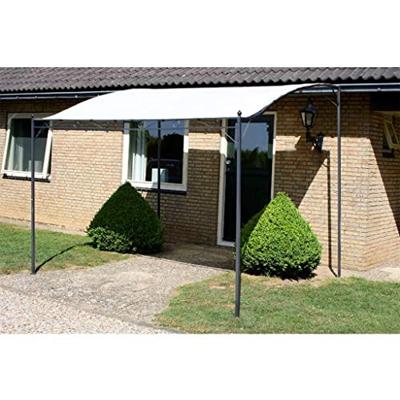 VidaXL Prieel stof crèmewit