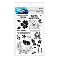 Ranger Ink Ranger • simon hurley create. photopolymer stamp friendship florals - thumbnail
