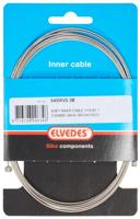 Schakel binnenkabel Elvedes 3000mm 1 x 19 draads RVS ø1,1mm N-nippel ø4×4 mm + T-nippel ø4,5×4,5 mm - Zilver - thumbnail