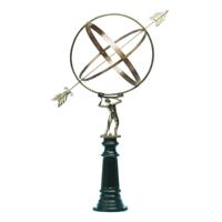 Zonnewijzer Hercules Z1 & sokkel Rhodos - thumbnail