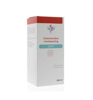 Fagron Chloorhexidine mondspoeling 0.05% 300 Milliliter
