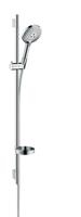 Hansgrohe Raindance select glijstangset 90cm met handdouche wit-chroom 26631400 - thumbnail