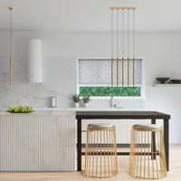 Bussandri Hanglamp modern - Metaal - Goud - thumbnail