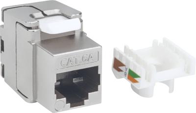 Manhattan Frutto Keystone Femmina Cat6A STP Toolless Modulaire koppeling Keystone CAT 6A 1 stuk(s)