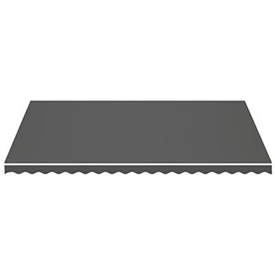 VidaXL Vervangingsdoek voor luifel 500x350 cm polyester antracietkleurig