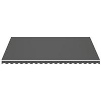 VidaXL Vervangingsdoek voor luifel 500x350 cm polyester antracietkleurig - thumbnail