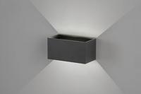Fischer & Honsel Led wandlampWallo zwart - 30516 - thumbnail