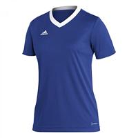 adidas Entrada 22 Voetbalshirt Dames Blauw Wit - thumbnail