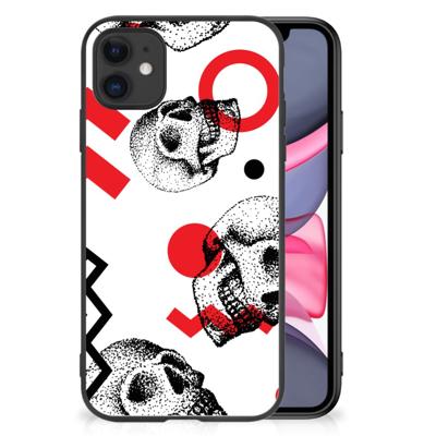Telefoonhoesje iPhone 11 Skull Red