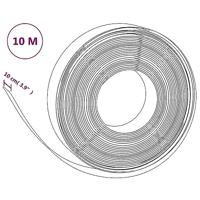 Tuinrand 10 m 10 cm polyetheen bruin - thumbnail