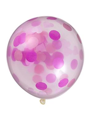 HEMA Confetti ballonnen - 6 stuks (roze)