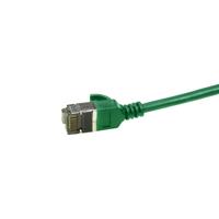 LogiLink CQ9075S RJ45 Netwerkkabel, patchkabel CAT 6A U/FTP 5.00 m Groen Extreem dun, Vlambestendig, Flexibel, Folie afscherming, Halogeenvrij, Snagless, - thumbnail