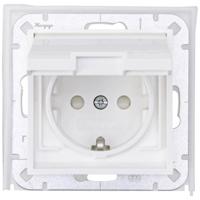 Kopp 954029009 Wandcontactdoos met randaarde Wit 1 stuk(s) - thumbnail