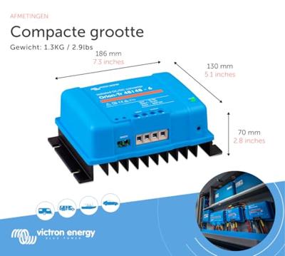 Victron Energy Orion-Tr 48/48-6A Converter 280 W 48 V - 48.2 V Op afstand bedienbaar Victron Energy Orion-Tr 48/48-6A Converter 280 W 48 V - 48.2 V Op afstand bedienbaar