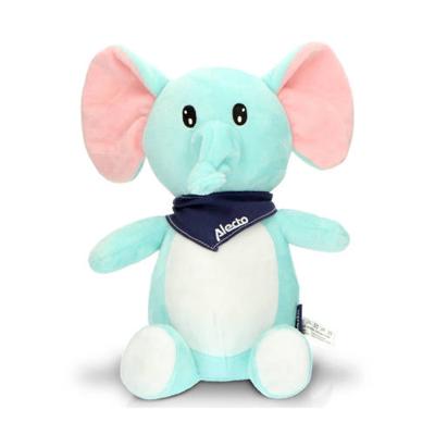 Alecto BC350 - Knuffel olifant met rustgevende geluiden en nachtlampje
