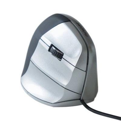 Muis Ergofy SRM Evolution VS5 draad zilver