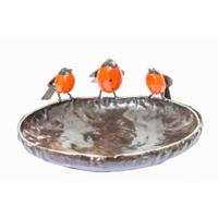 Metalen Vogel Voerbakje Goudvinken - thumbnail