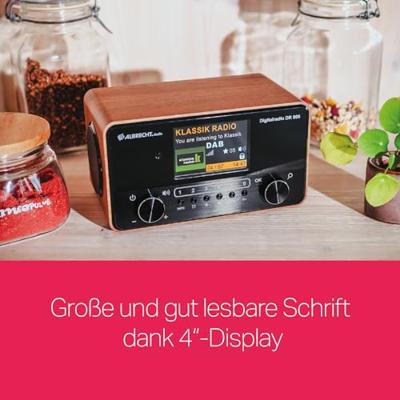 Albrecht DR 865 Senior DAB radio Zwart - thumbnail