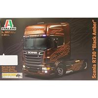 Italeri 3897 Scania R730 V8 Black Amber Vrachtwagen (bouwpakket) 1:24 - thumbnail