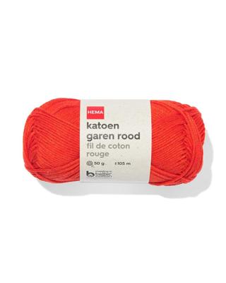 HEMA Katoen garen 50g 105m rood